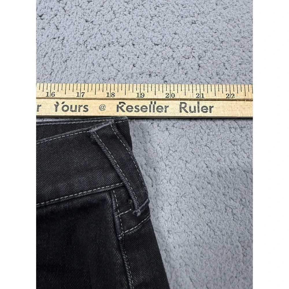 True Religion Ricky Jeans Mens 36x29 Relaxed‎ Straight Stretch Charcoal Wash